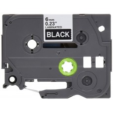 Brother TZe-315 Compatible P-Touch Label Tape, 1/4" White on Black
